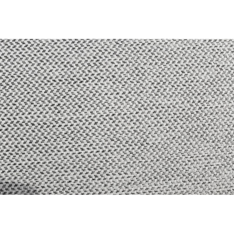 Canapé d'angle droit tissu gris clair modulable -  dossiers mobiles - ALIX