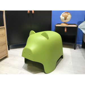 Chaise plastique enfant verte