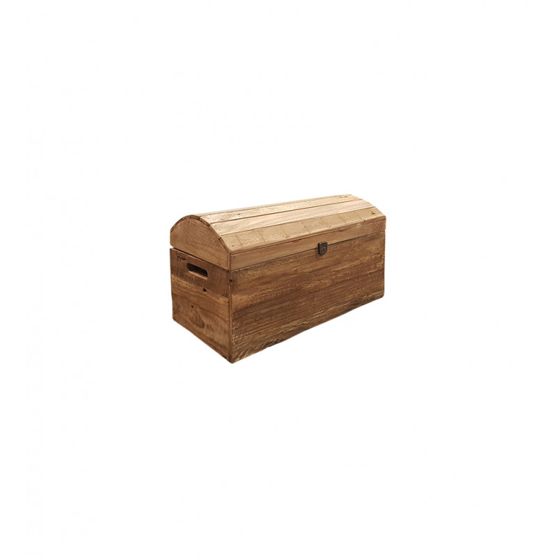 Coffre rangement intérieur en bois recyclé