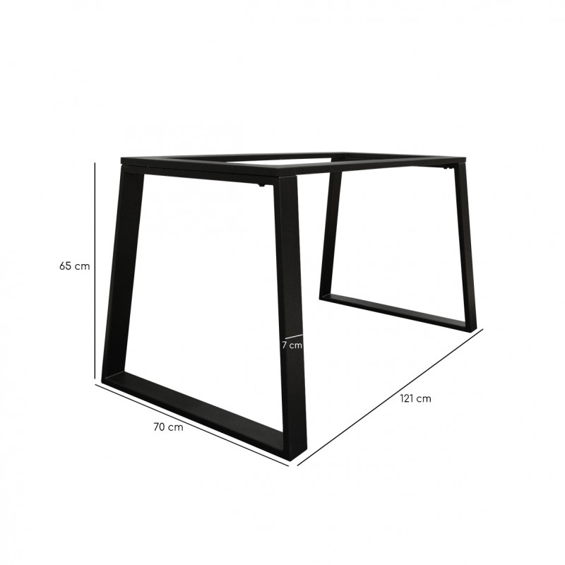 Table extensible 160/240 cm céramique effet bois pieds luge - TEXAS 02
