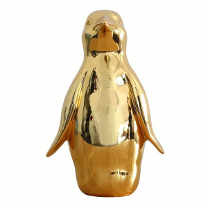Décoration pingouin en métal - CréaDécoBoutique