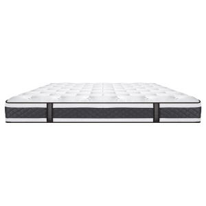 Matelas avec Ressorts Ensachés, Mousse Alambiquée et Traitement Anti Acarien et Bactérien 90 x 200 cm - DOUX RÊVES