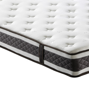 Matelas avec Ressorts Ensachés, Mousse Alambiquée et Traitement Anti Acarien et Bactérien 90 x 200 cm - DOUX RÊVES