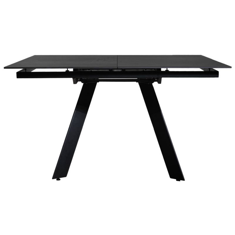 Table carré extensible 140 à 190 cm céramique gris anthracite - RYUK