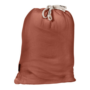 Parure de Lit 2 Taies 60x60 cm et Housse de Couette 240x260 cm en Double Gaze de Coton Terracotta - PEPA 4