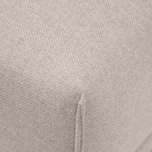Chauffeuse pour canapé composable modulable en tissu beige dossier avance recule - GINA