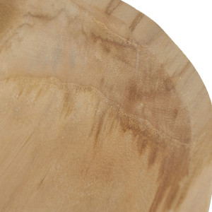 Bol D. 25 cm en Bois de Teck  Fabrication Artisanale - Style Naturel et Exotique - JONES