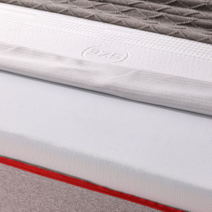 Matelas à mémoire de forme multi-couches 160 x 200 cm avec surmatelas mousse gel et tissu thermorégulateur – AURORE