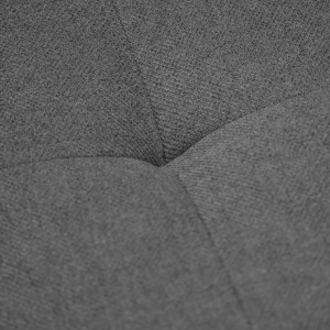 Angle pour canapé composable et modulable en tissu gris dossier avance recule et appui-tête réglable - LIVING