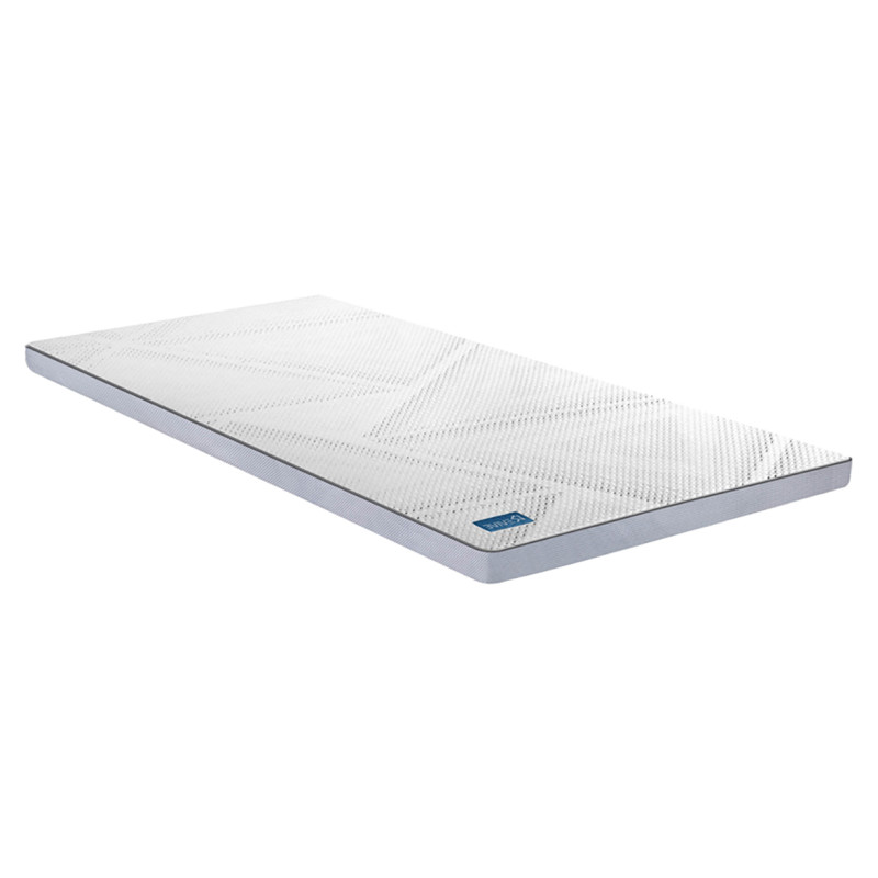 Surmatelas confort 140 x 190 cm mousse mémoire de forme thermorégulatrice et gel AirFeel™ maintien 3 zones – MARY