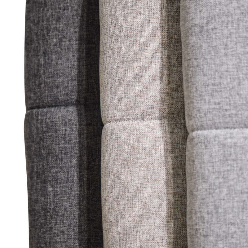 Tête de lit 180 cm en tissu capitonné gris anthracite compatible lit en 180 cm moderne et élégante – AISHA