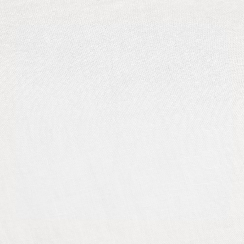 Housse de Couette 220 x 240 cm en Lin Lavé Blanc avec Ouverture à Nouettes - Linge de Lit - LUISA